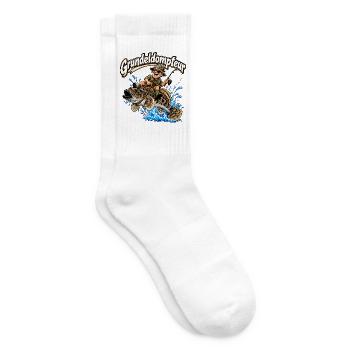Grundeldompteur - Tennissocken - Weiß - Rechts