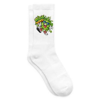 Cooler Salat - Tennissocken - Weiß - Rechts