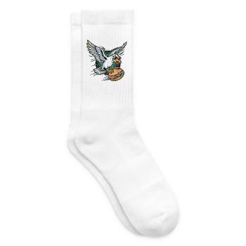 Fischbrötchen Möwe - Tennissocken - Weiß - Rechts