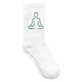 Yoga Und Meditation - Tennissocken - Weiß - Rechts