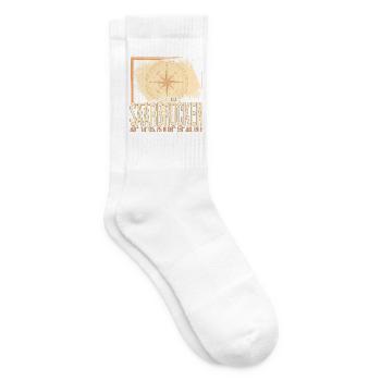 Saarbrücken Koordinaten - Tennissocken - Weiß - Rechts