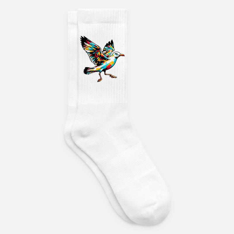 Mouette - Chaussettes de tennis - blanc