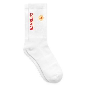 Hamburg - Tennissocken - Weiß - Rechts