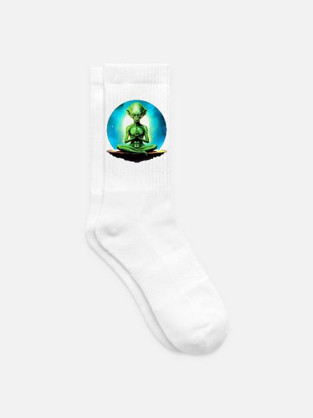 Aliens Yoga - Tennissocken - Weiß