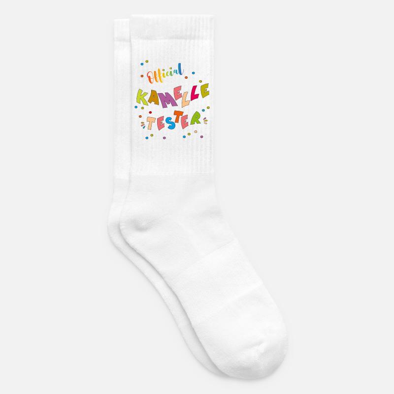  Kamelle Tester - Tennissocken - Weiß