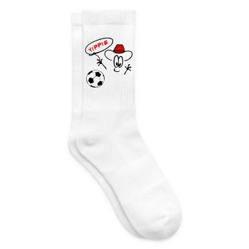 Cowboy Fußball  - Tennissocken - Weiß - Rechts