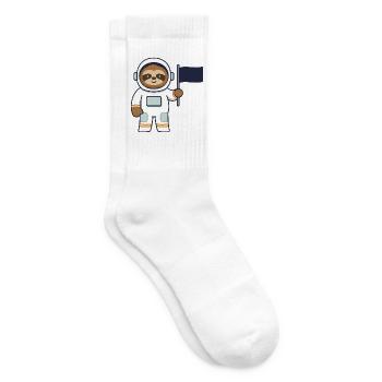 Space Sloth Adventure - Tennis socks - white - Right