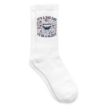 Heute ist ein schlechter Tag, um ein Glizzy-Hotdog - Tennissocken - Weiß - Rechts