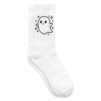 Glitzernder Geist und Kawaii-Sterne - Tennissocken - Weiß - Rechts