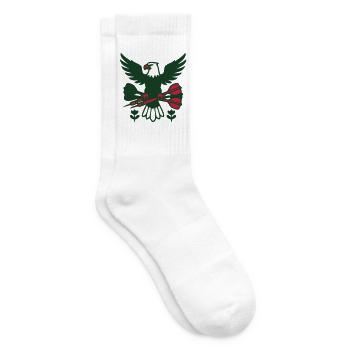 Adler Dartpfeile Logo - Tennissocken - Weiß - Rechts