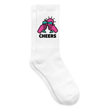 Cheers Glaeser Sonne Logo - Tennissocken - Weiß - Rechts