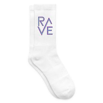 Rave Neon - Tennissocken - Weiß - Rechts