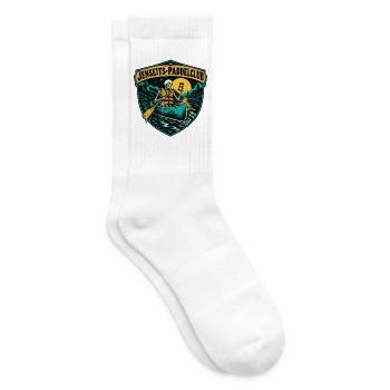 Jenseits-Paddelclub - Tennissocken - Weiß - Rechts