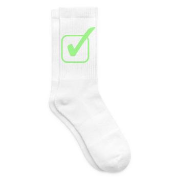 Häkchen - Tennissocken - Weiß - Rechts