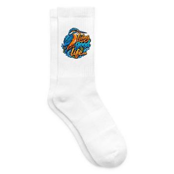 Eisvögel - Tennissocken - Weiß - Rechts