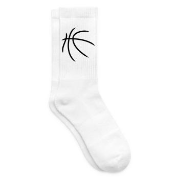 Basketball - Tennissocken - Weiß - Rechts
