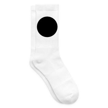 Fußball, Ball, Fußie, WM, Bundesliga - Tennissocken - Weiß - Rechts