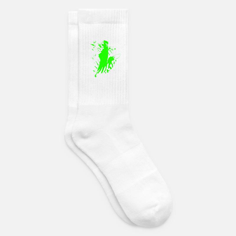 tache de couleur - Chaussettes de tennis - blanc