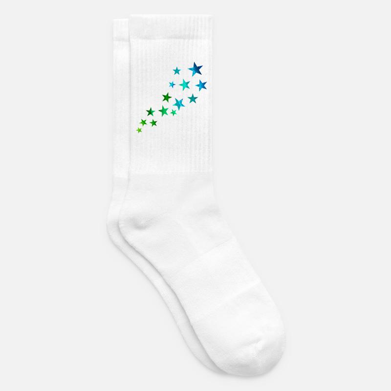 Sternschnuppe - Tennissocken - Weiß