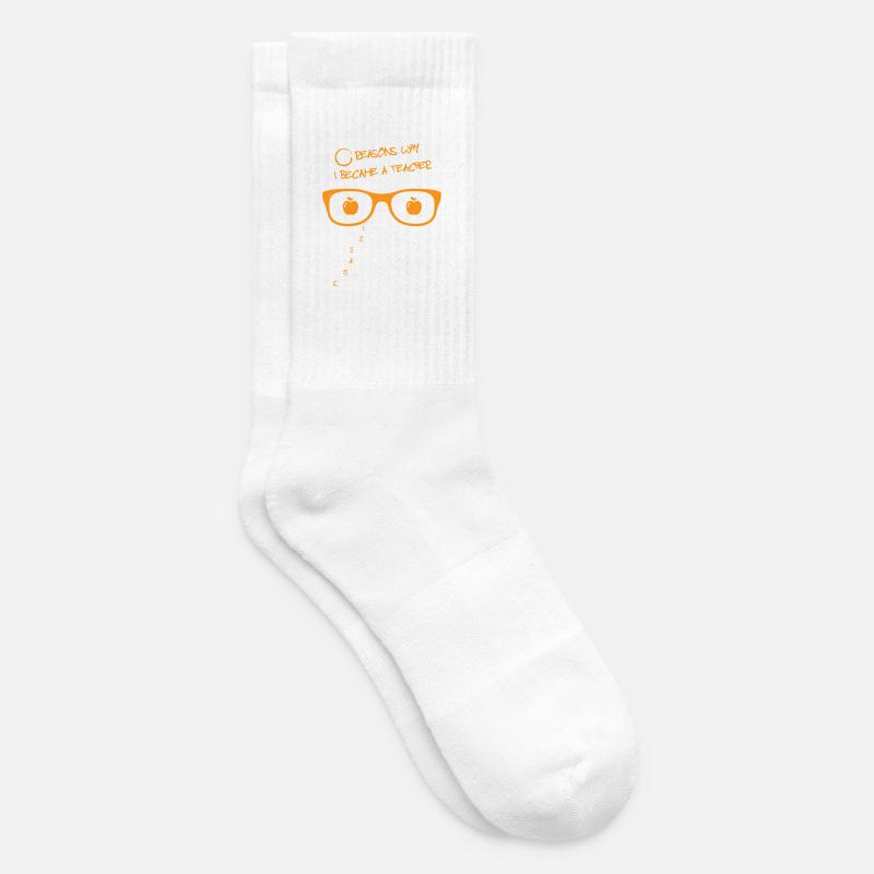 Lehrer - Tennissocken - Weiß