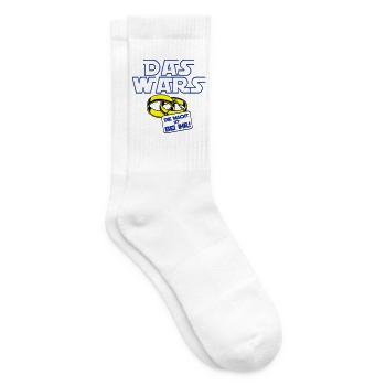 Junggesellenabschied , das wars die macht .(25) - Tennissocken - Weiß - Rechts