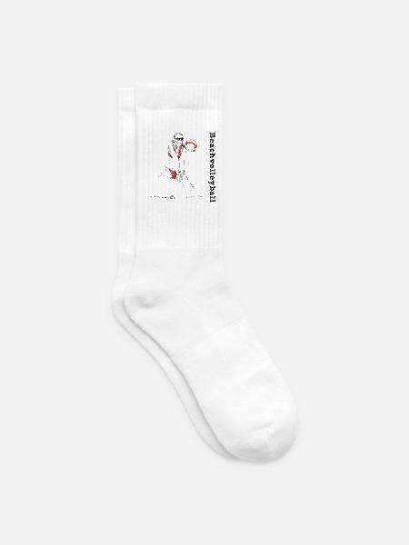 Beachvoleyball - Tennissocken - Weiß