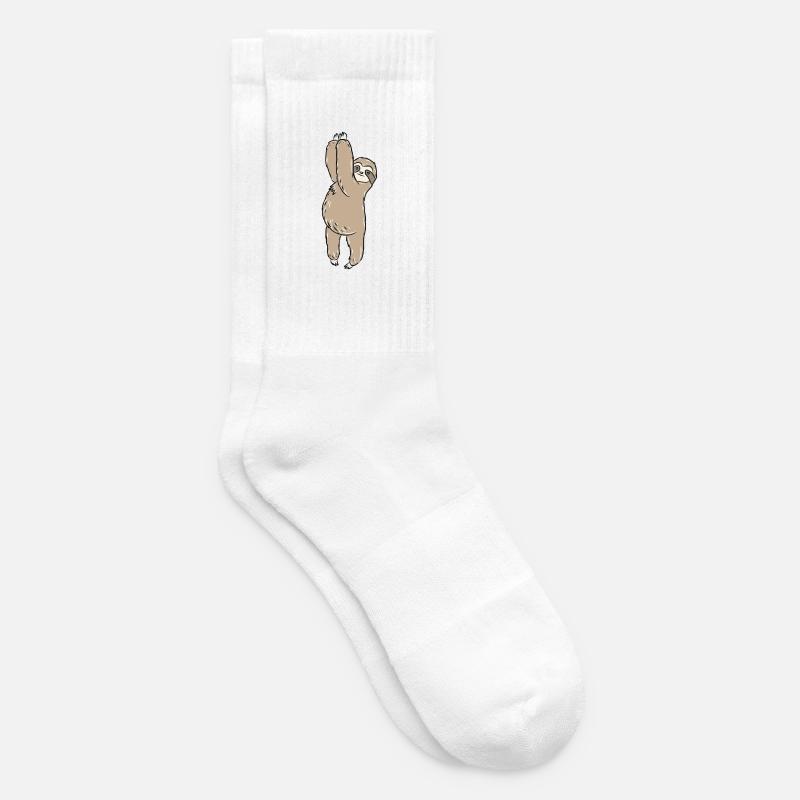 Faultier - Tennissocken - Weiß