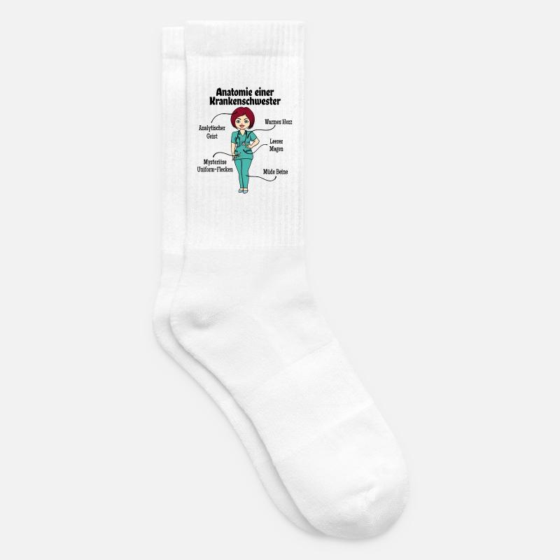 Krankenschwester Spital Pflegerin Sozialberuf - Tennissocken - Weiß