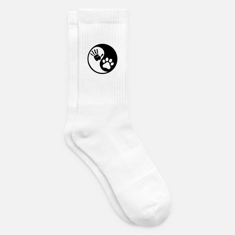 Abdrücke - Tennissocken - Weiß