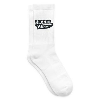 Soccer Mom Fußballmami Design - Tennissocken - Weiß - Rechts
