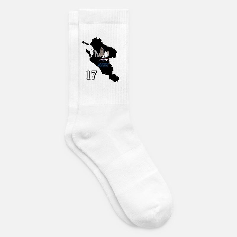 Charente-Maritime - Chaussettes de tennis - blanc