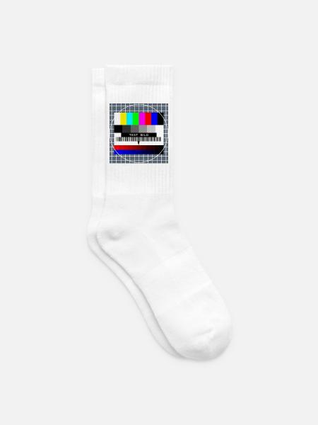 Retro Style Vintage Old School - Tennissocken - Weiß