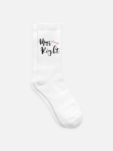 Mrs. always Right - Tennissocken - Weiß