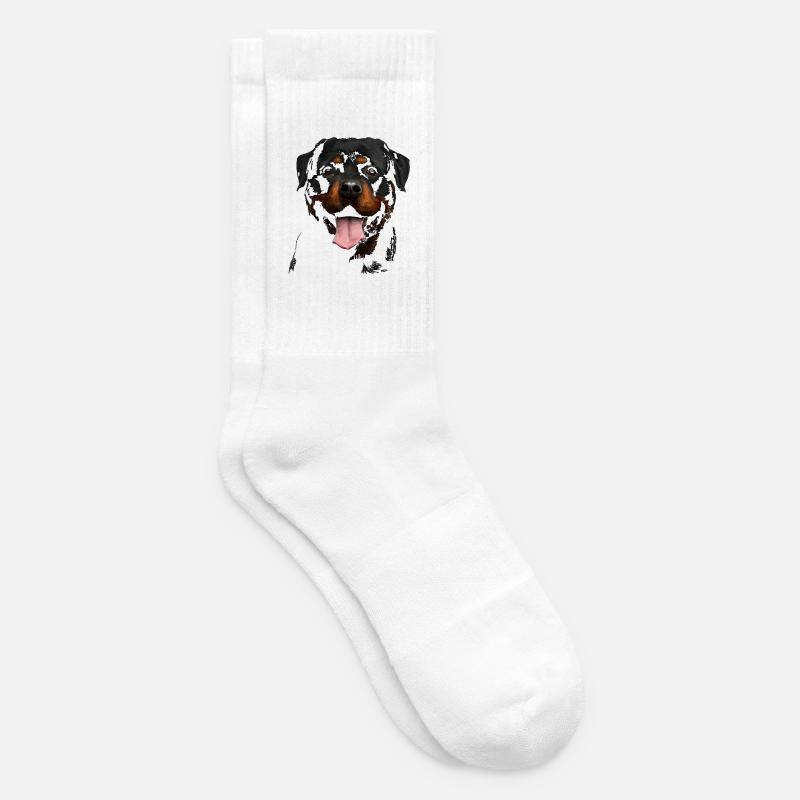 Rottweiler - Tennissocken - Weiß