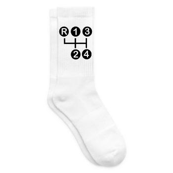 Gearbox 4 speed - Tennis socks - white - Right