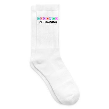 Humorvoll Statement Großmutter Oma Alte Frau - Tennissocken - Weiß - Rechts