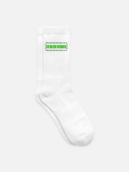 Steinbock Tierkreiszeichen Statement Horoskop - Tennissocken - Weiß