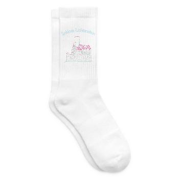 Schloss Lichtenstein, Märchenschloss, Deutschland - Tennissocken - Weiß - Rechts