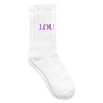 Lou - Tennis socks - white - Right