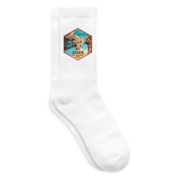 Estudantes beach near Lagos, Algarve - Tennis socks - white - Right