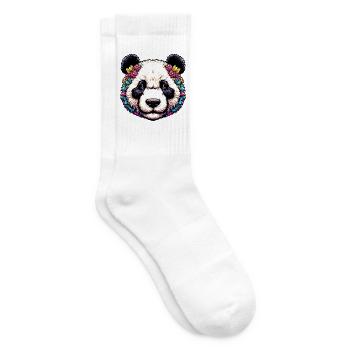 Panda - Chaussettes de tennis - blanc - Droite