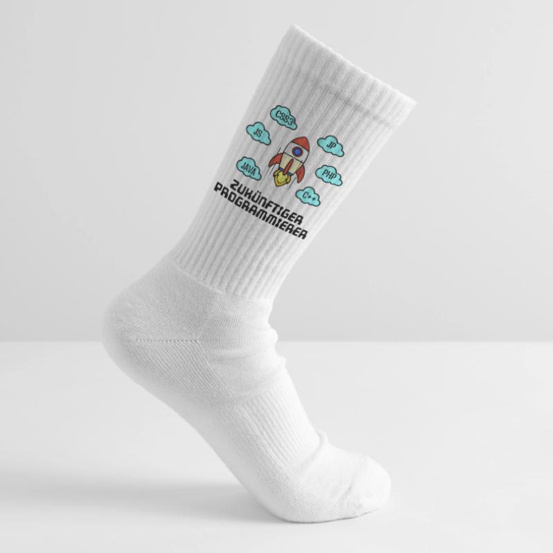 Développeur de code CSS Programmeur C++ Java Php Chaussettes de tennis