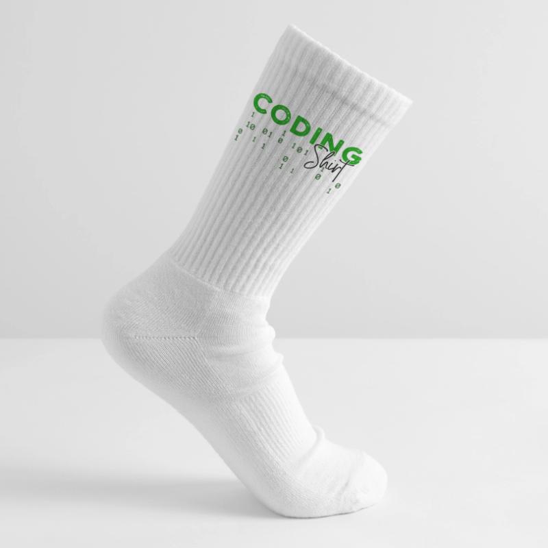 Coden Developer Programmierer Webentwickler Spruch Tennissocken