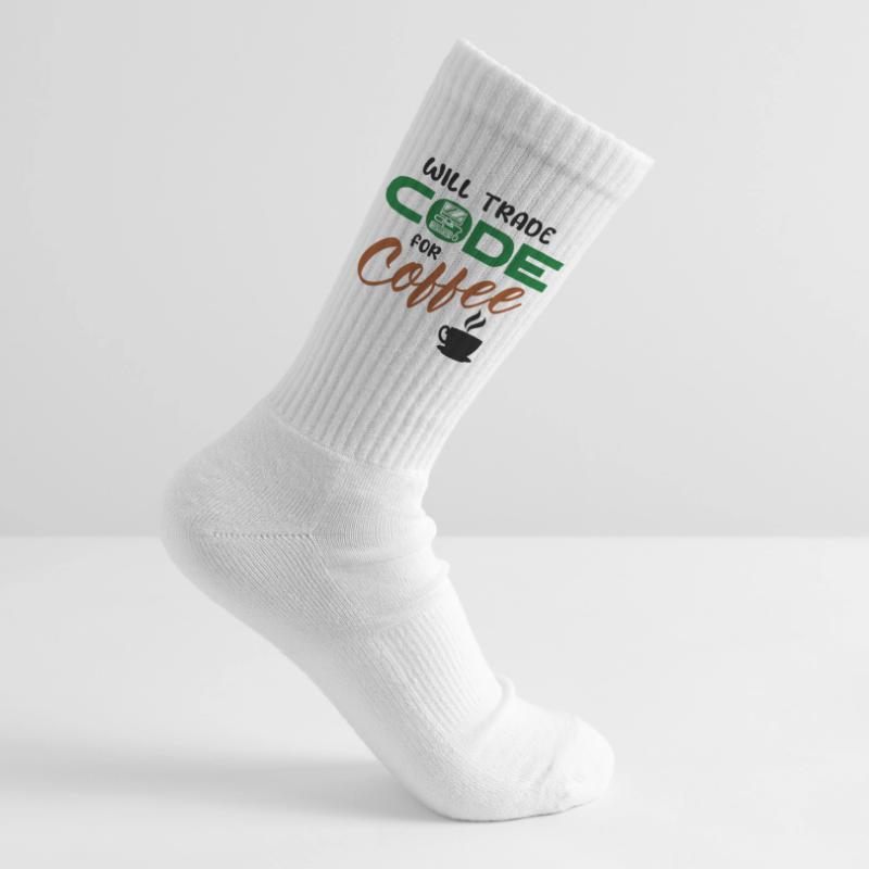 Développeur de déclaration de code Computerfreak Informatik Chaussettes de tennis