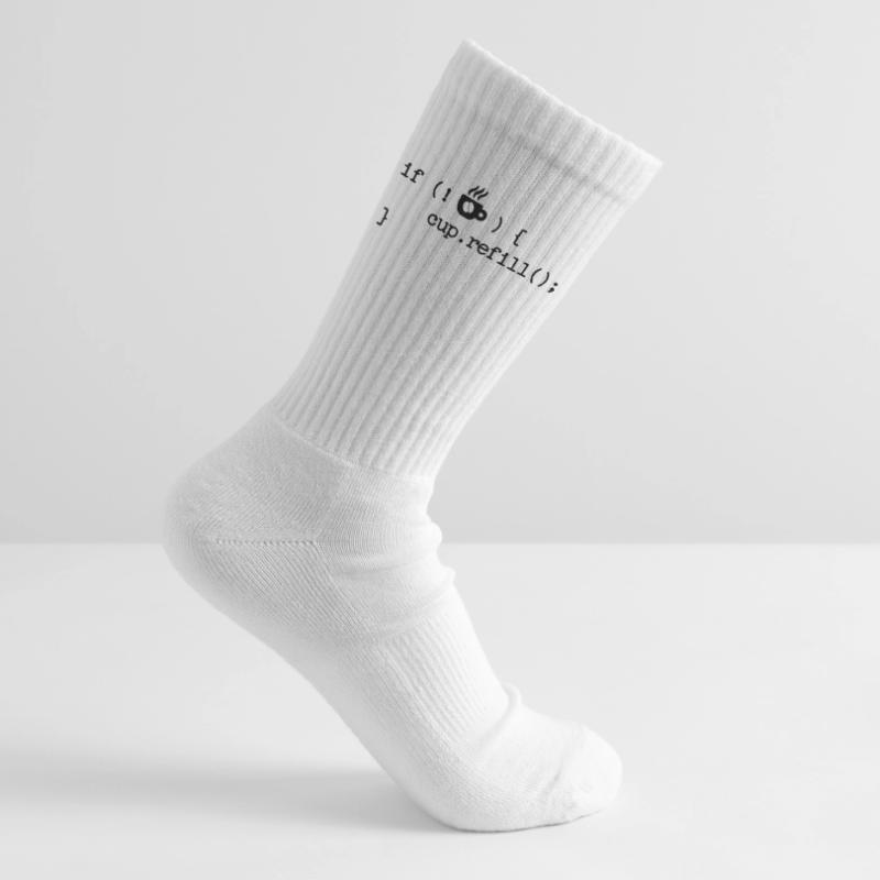 Developer Programmierer Code Webentwickler Debug Tennissocken