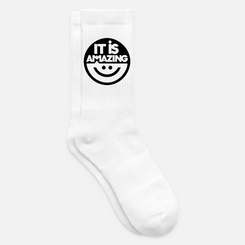 Amazing - Tennis socks - white