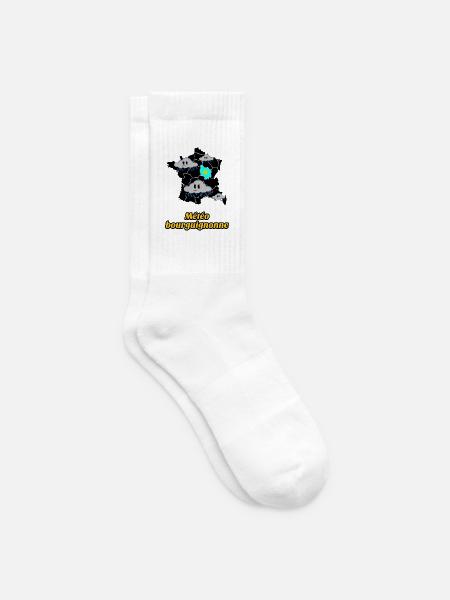 Burgund Wetter - Tennissocken - Weiß