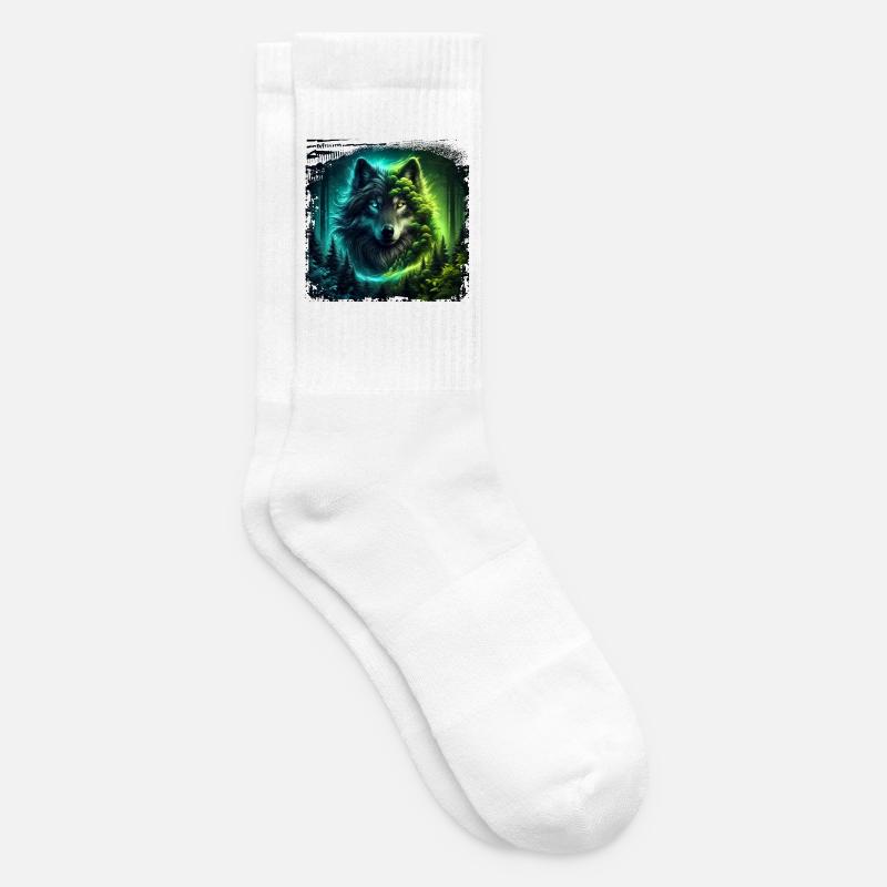 Wolf - Tennissocken - Weiß