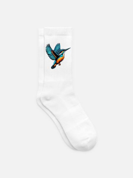Eisvogel - Tennissocken - Weiß