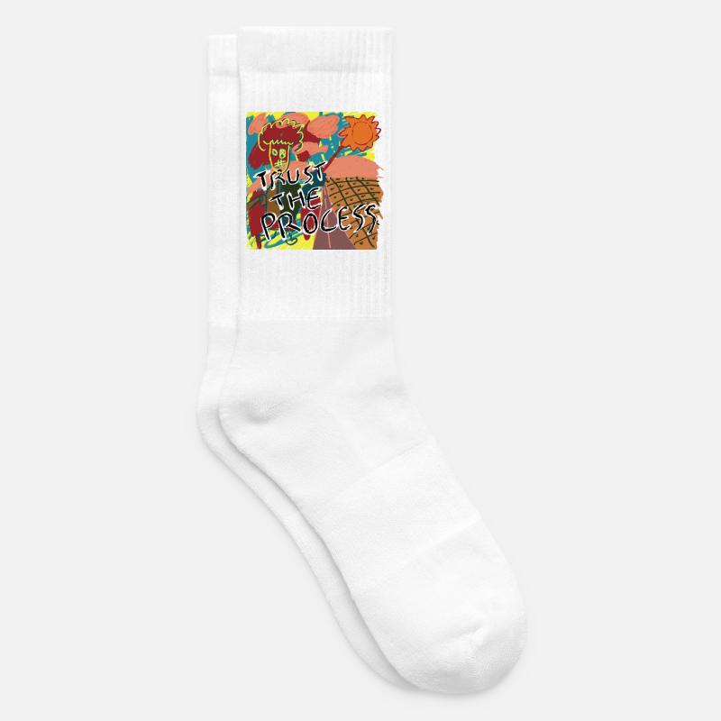 Trust the process - Tennissocken - Weiß
